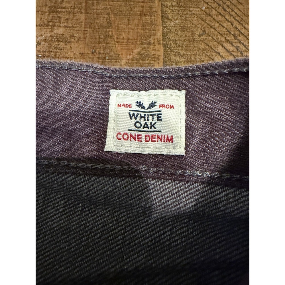 Levi's 501 Original Fit Jeans Black White Oak Cone Purple Denim Men's 36x32
